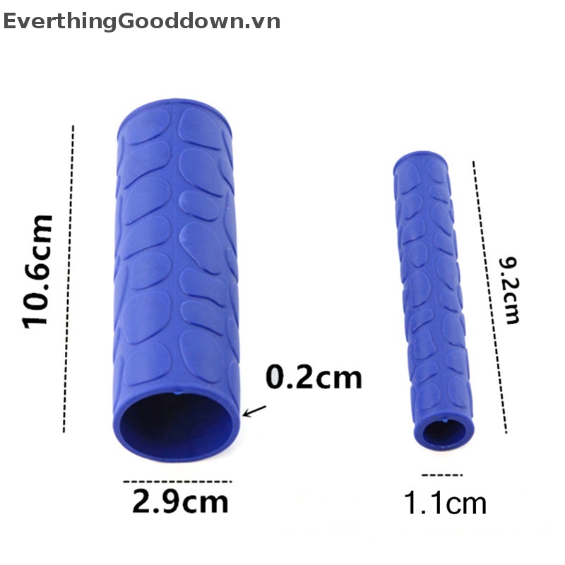 Set 4 Vỏ Bọc Tay Lái Xe Máy Bằng Silicon Cao Su Mềm