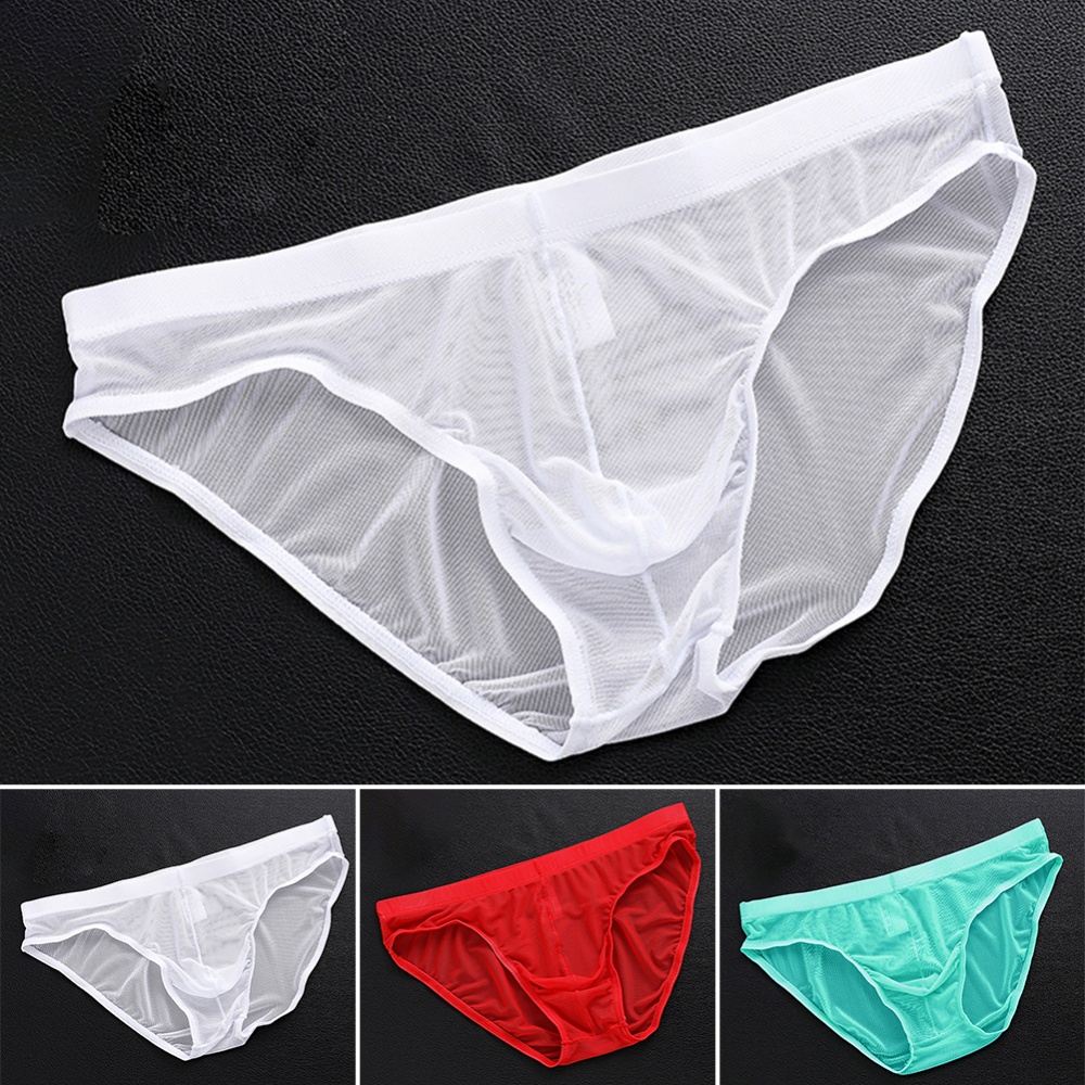 Quần Lót Vải Tuyn Co Giãn Thoáng Khí Thoải Mái Cho Nam