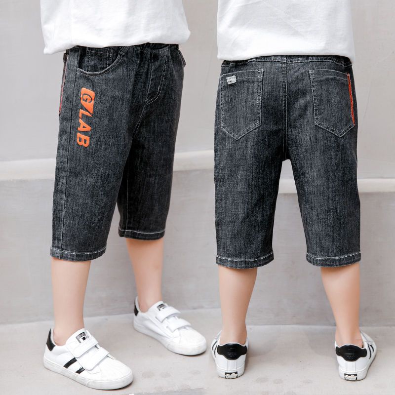 Quần Short Denim Siêu Mềm Co Giãn 4kh3 Có Sẵn Thời Trang Mùa Hè Cho Bé Trai