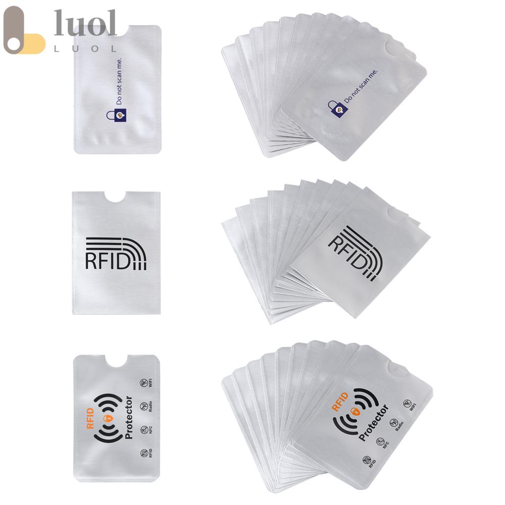 Set 10 Ví Nhôm Đựng Thẻ Thông Minh Chống Trộm