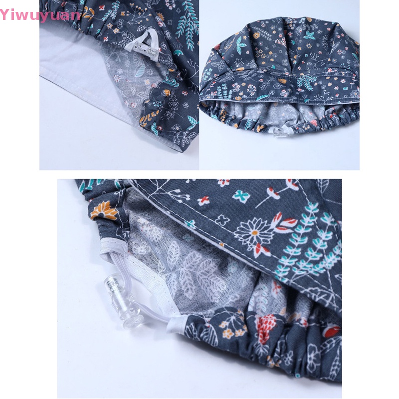 &lt; Yiwuyuan &gt; Mũ Đầu Bếp Khách Sạn Co Giãn Thoáng Khí Dễ Thương Chống Bụi Phụ Kiện Nhà Hàng Mới