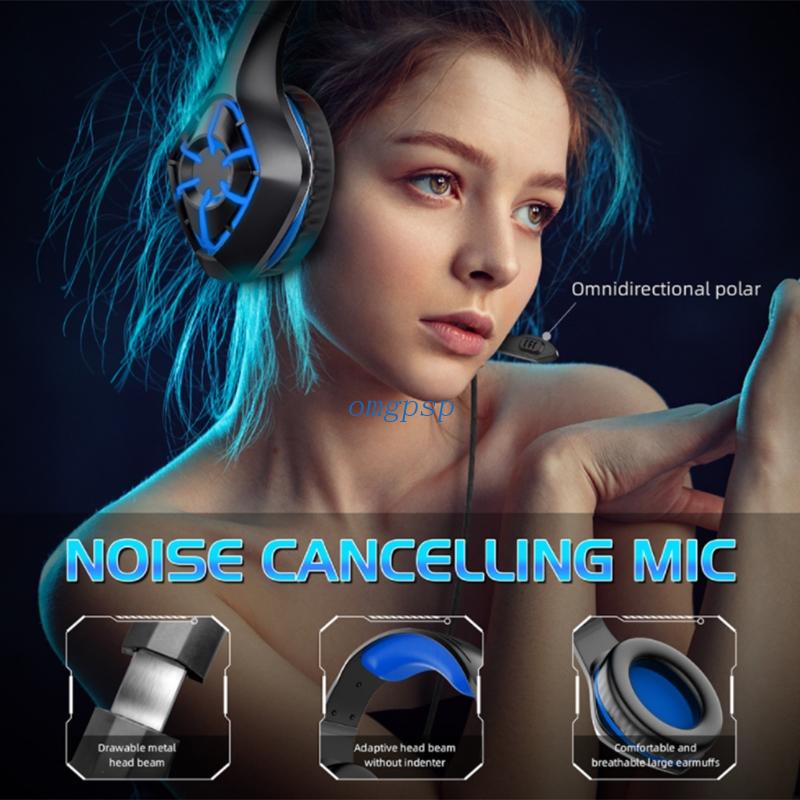 Tai Nghe Chụp Tai Chơi Game Có Micro Nhiều Màu Sắc Dành Cho Học Sinh Trực Tuyến