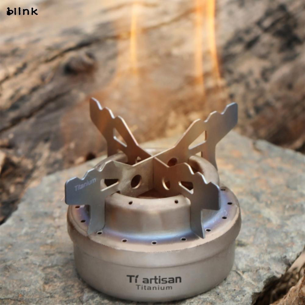 Giá Đỡ Bếp Cồn Bằng Titan Tiện Lợi Khi Đi Cắm Trại