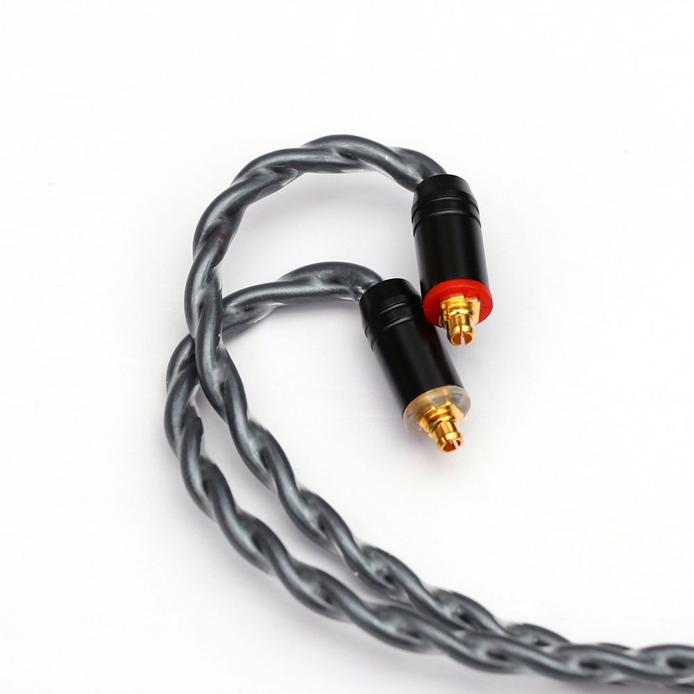 Tripowin Noire Earphone Cable 4Core 24AWG OCC Upgraded HiFi Audio Detachable 3-in-1 2.5mm/3.5mm/4.4mm Plug for MELE crinacle crn