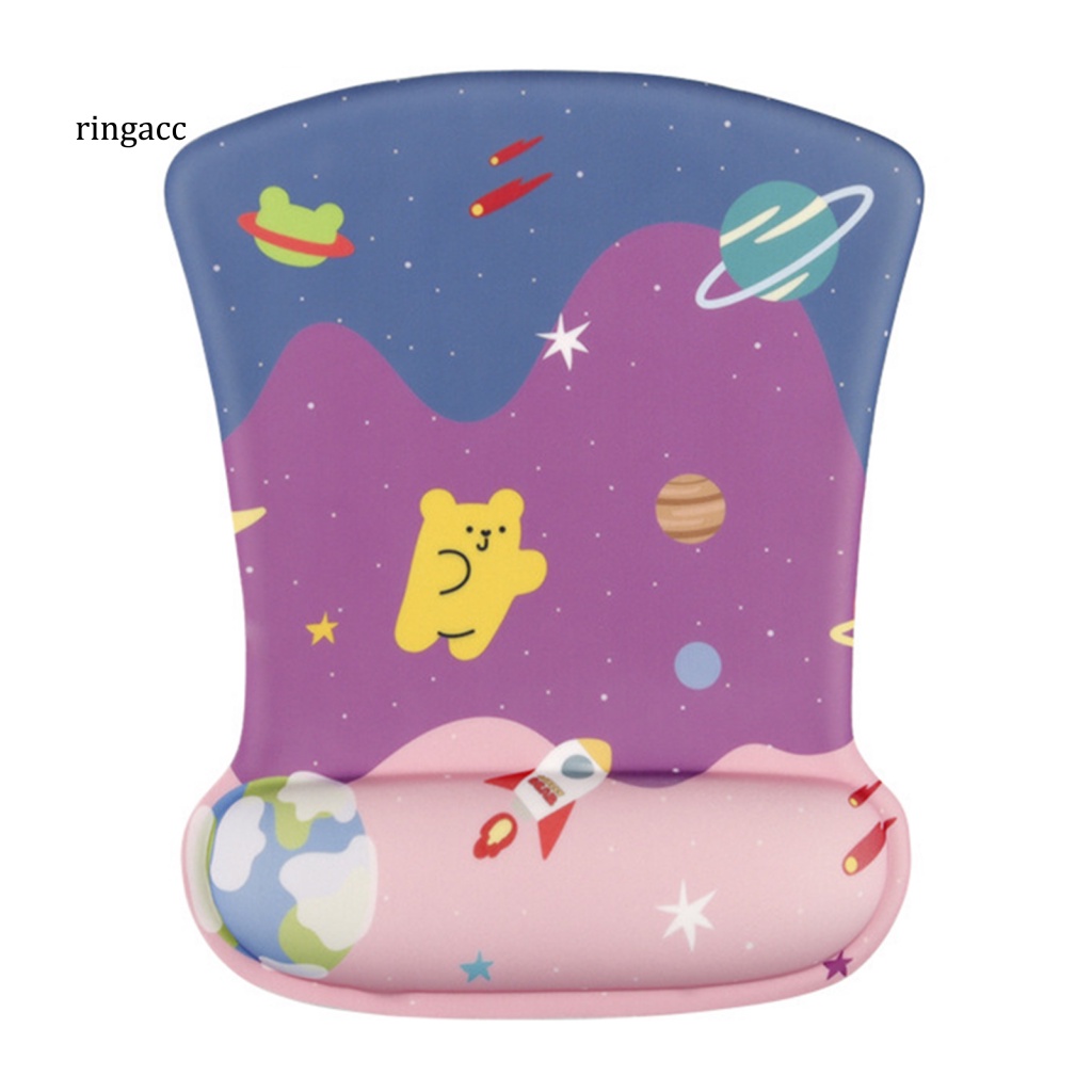 Tấm Lót Chuột Silicone Chống Trượt In Hình Thỏ Cà Rốt Cho Văn Phòng