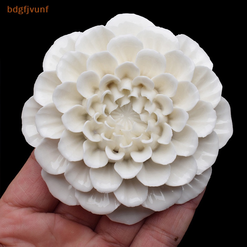 1 Khuôn Silicon Làm Bánh Kẹo Hình Hoa Mẫu Đơn 3D 8.8Cm