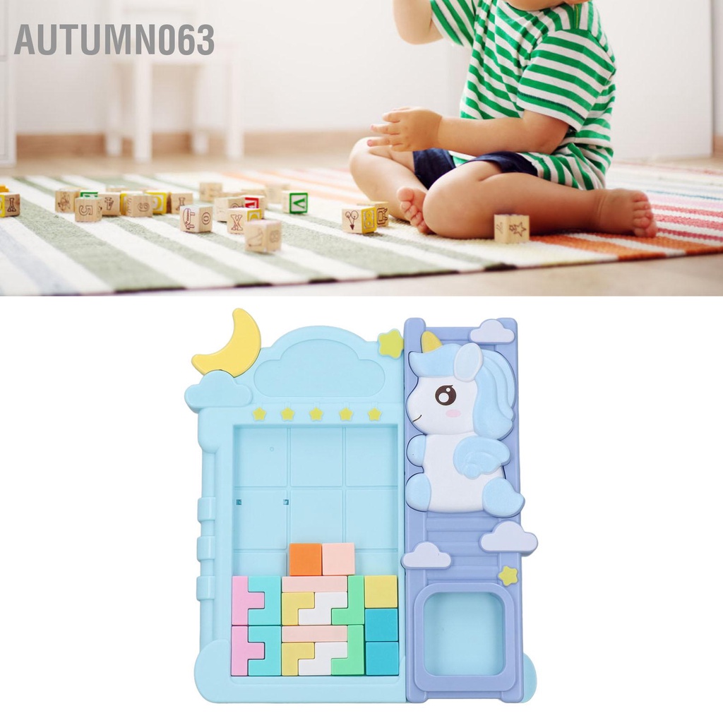 Autumn063 Nga Khối Não Teaser Đồ Chơi Giáo Dục Giảm Stress Tangram Ghép Hình Cho Bé Trai Gái
