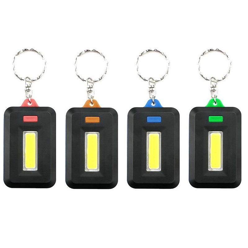 Móc khóa đèn led mini, đèn pin mini siêu sáng Lumens đa năng chống nước