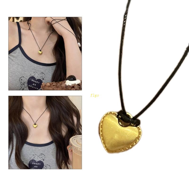 Vòng cổ Mặt Hình Trái Tim Đơn Giản