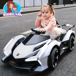 Xe ô tô điện lambogini, xe đua F1 siêu nhanh, kết nối Đk qua ĐT, xe điện trẻ em