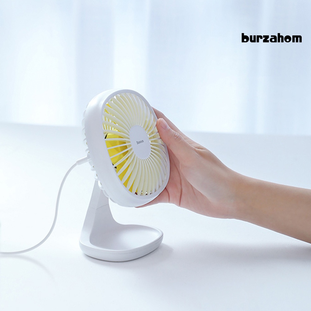 Quạt Điện Làm Mát Mini 5 Cánh 3 Tốc Độ Cắm USB Dùng Cho Văn Phòng / Nhà Ở