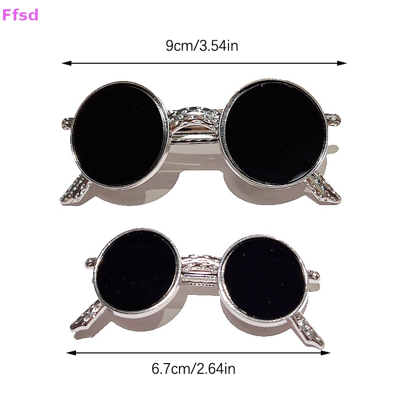 Kẹp Tóc Hình Mắt Kính Bằng Kim Loại Thanh Lịch Sáng Tạo Cho Nữ