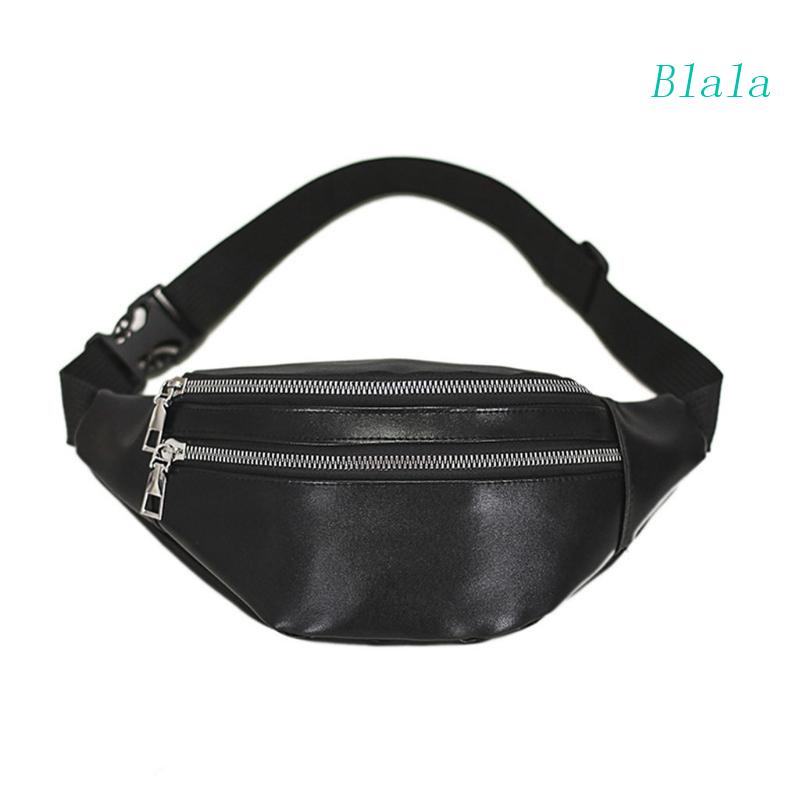 Túi Đeo Hông Bằng Da PU Có Khóa Kéo Tùy Chỉnh Thời Trang Cho Nam Và Nữ