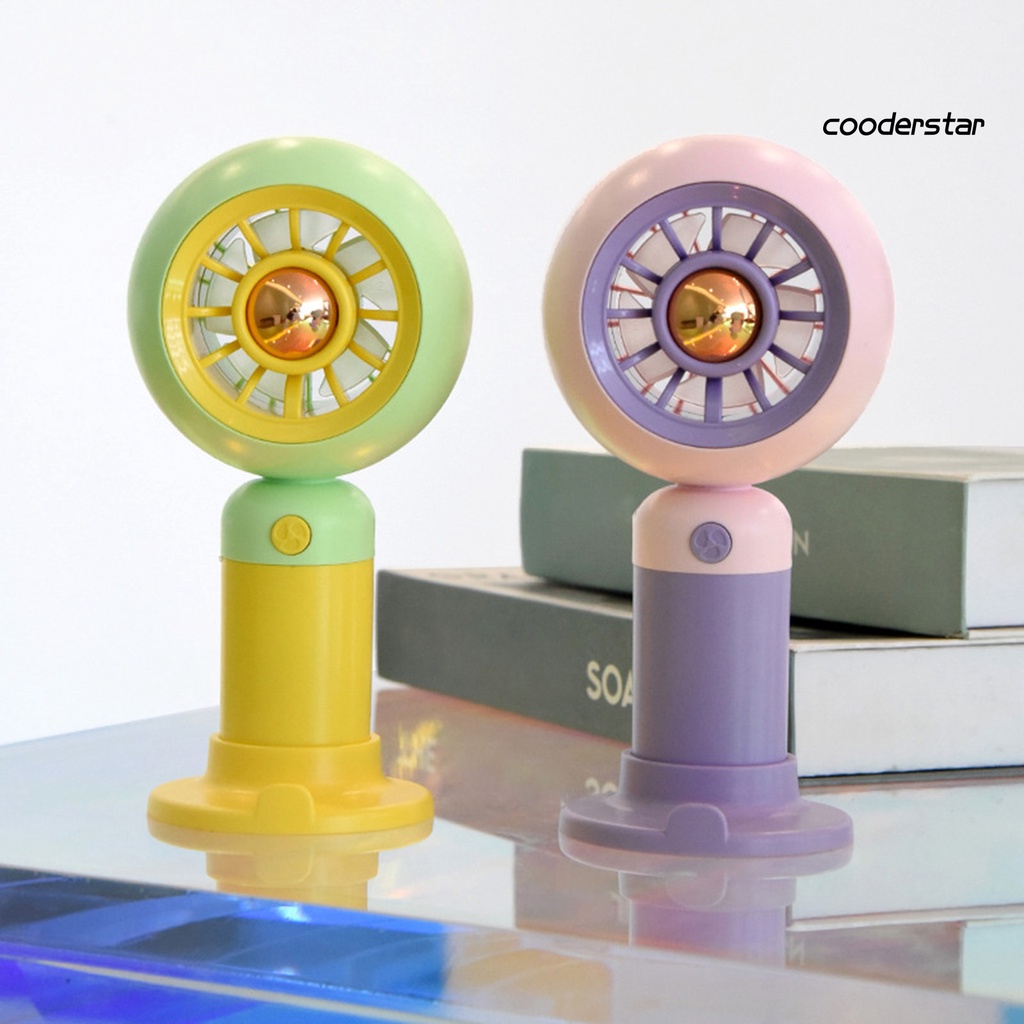 Quạt Điện Làm Mát 5 Cánh Sạc Cổng USB Thiết Kế Turbo Giảm Tiếng Ồn Thấp An Toàn Kích Thước Nhỏ Gọn Dành Cho Gia Đình