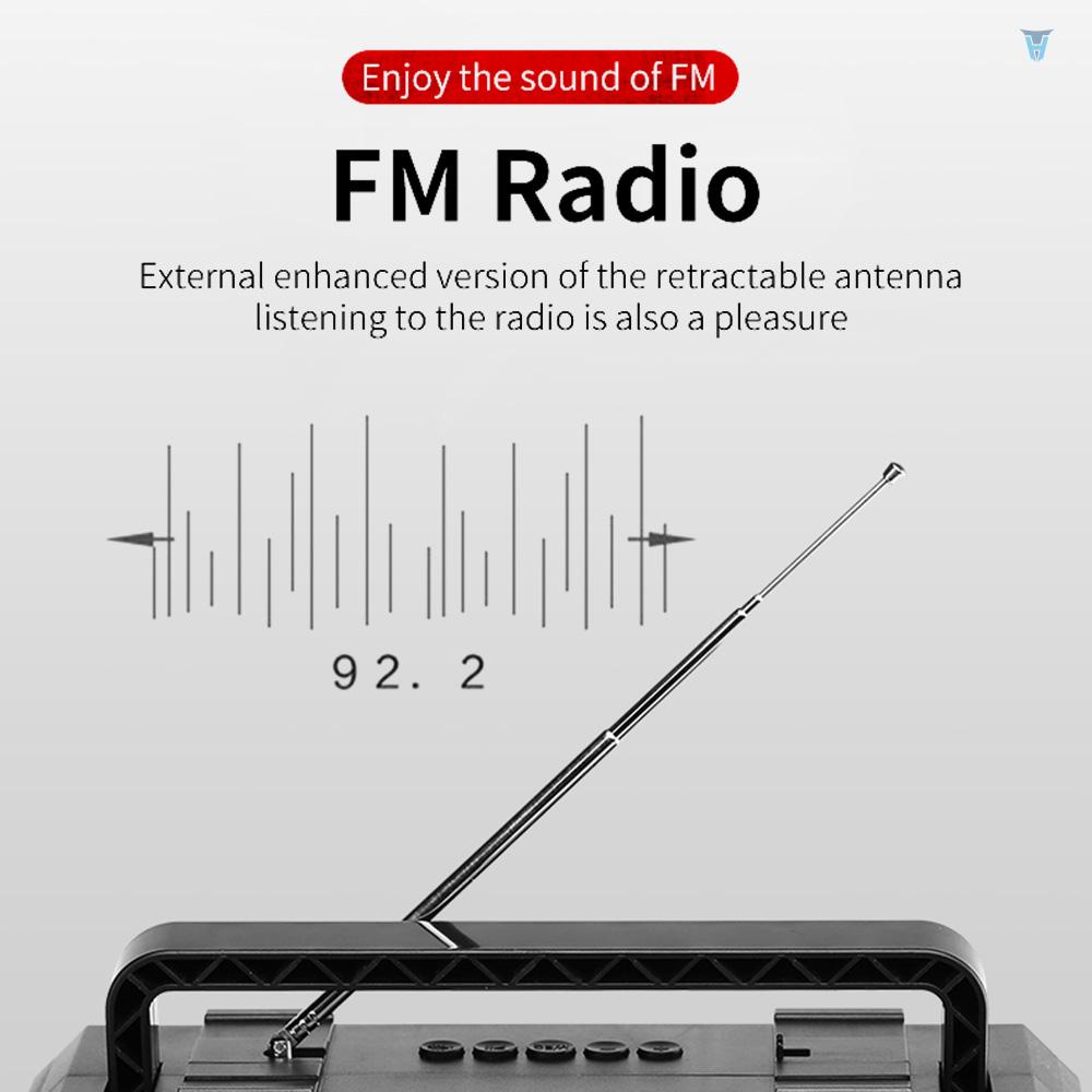 Loa Bluetooth 5.0 J831 Không Dây Có Đèn Pin Hỗ Trợ AUX TF Cổng USB Cho Hoạt Động Ngoài Trời