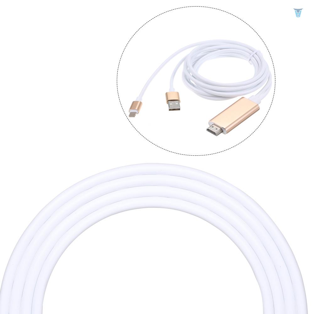 Cáp SạC ĐiềU HợP Giao Diện TV AV KèM Phụ KiệN Cho i-Phone 7 / 7 / Plus / 6S / 6 / Plus / 5S / 5