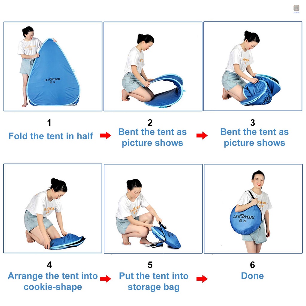 Lều Cắm Trại Chống Tia UV Tự Động Tiện Dụng