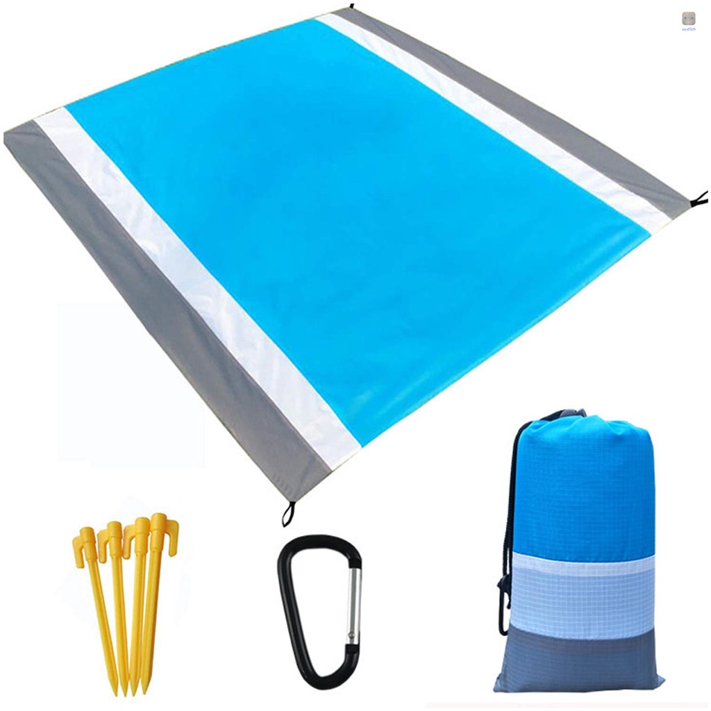 Thảm Cắm Trại Siêu Nhẹ Chống Thấm Nước Kèm Túi Đựng Tiện Dụng