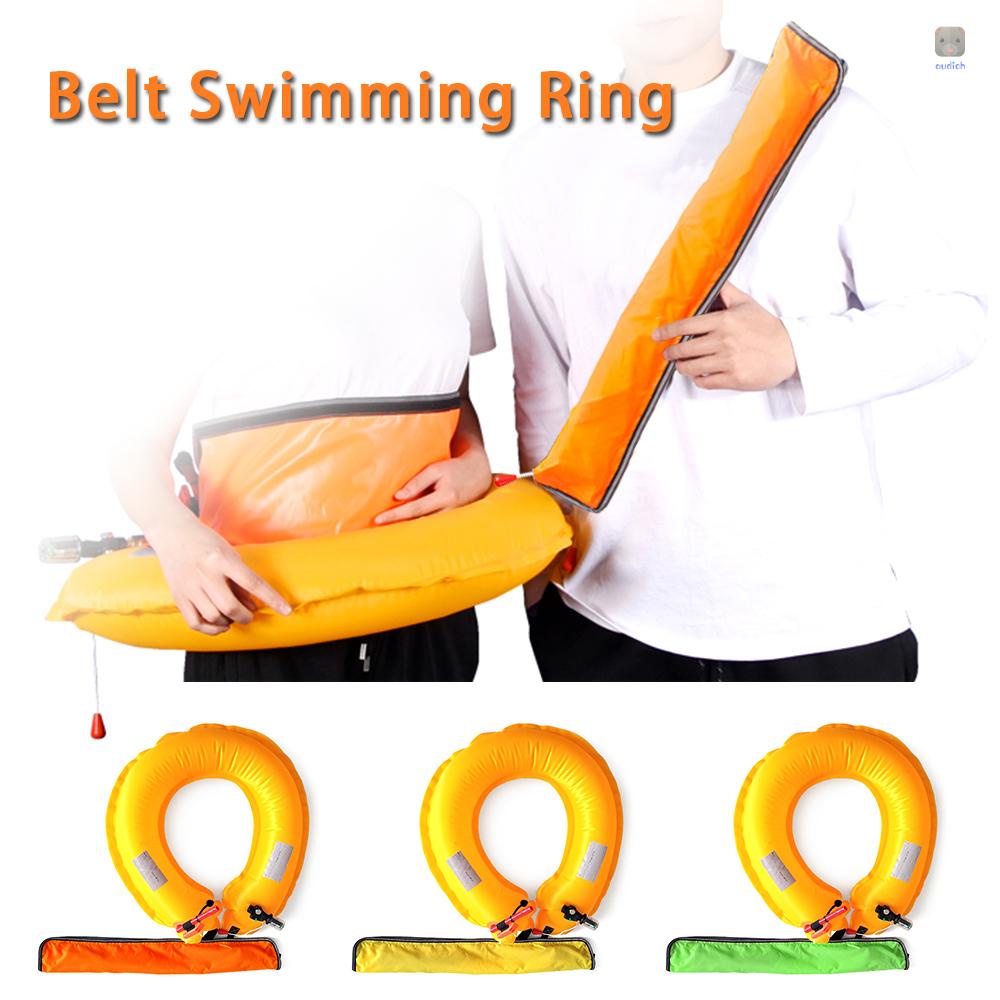 Phao Cứu Sinh Tự Động Bơm Hơi Kèm Băng Keo Phản Quang Chuyên Dụng Cho Chèo Thuyền Kayak / Câu Cá