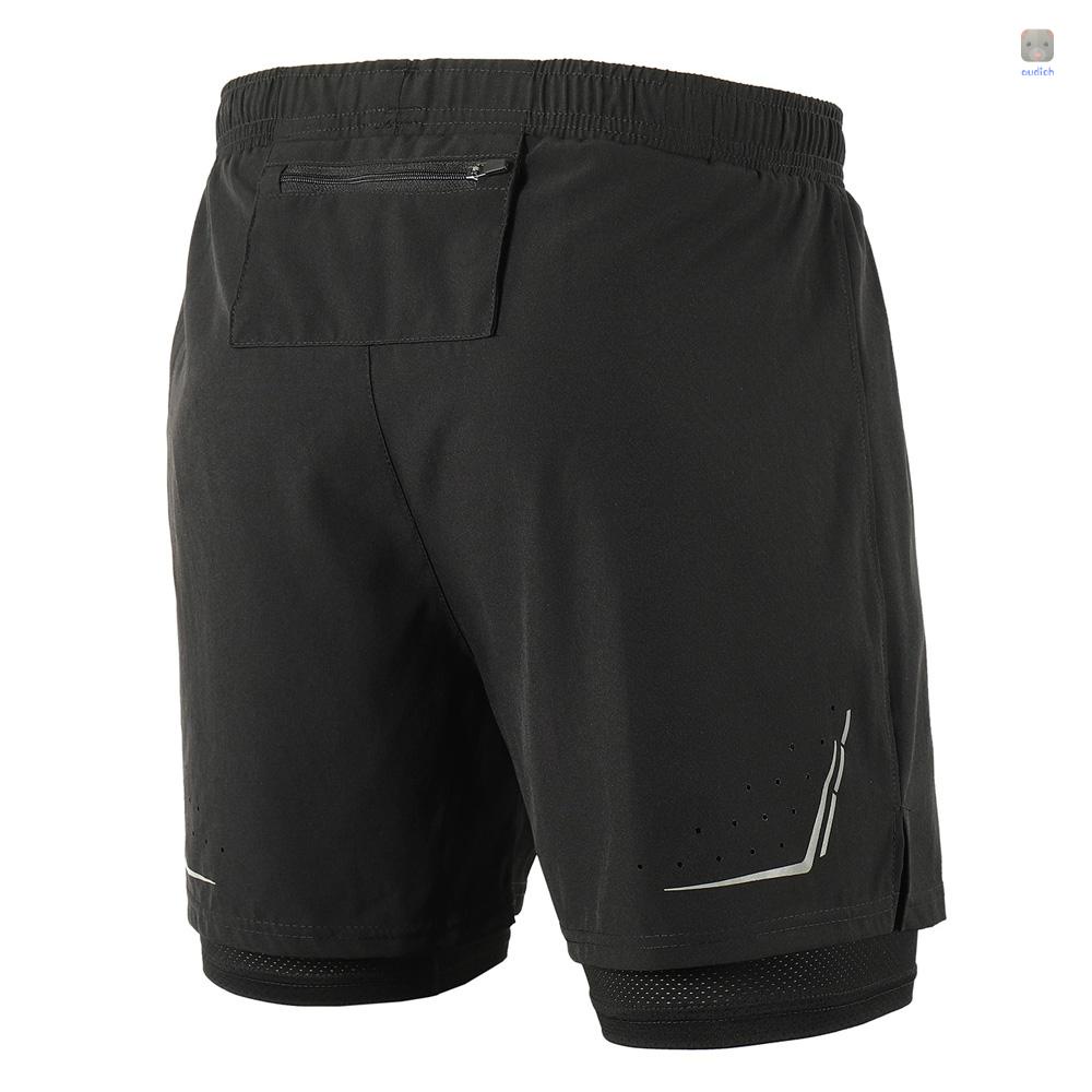 Quần ngắn đi xe đạp 2 Trong 1 Thoáng Khí Mau Khô Cho Nam