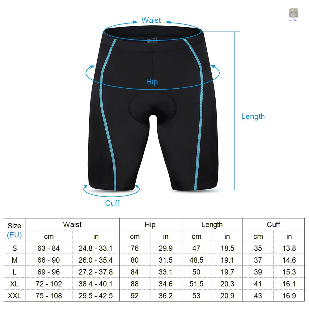 Quần Short Đạp Xe Có Mút Đệm Lixada Dành Cho Nam
