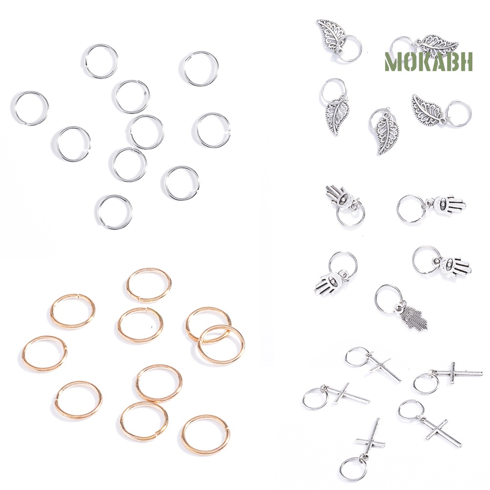 Set 5 / 10 Kẹp Tóc Hình Vỏ Sò / Chiếc Lá Phong Cách Hip Hop Thời Trang Cho Nữ