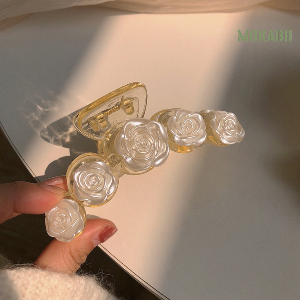 Kẹp Tóc Hình Nơ Bằng Thép Không Gỉ Trong Suốt Dễ Thương