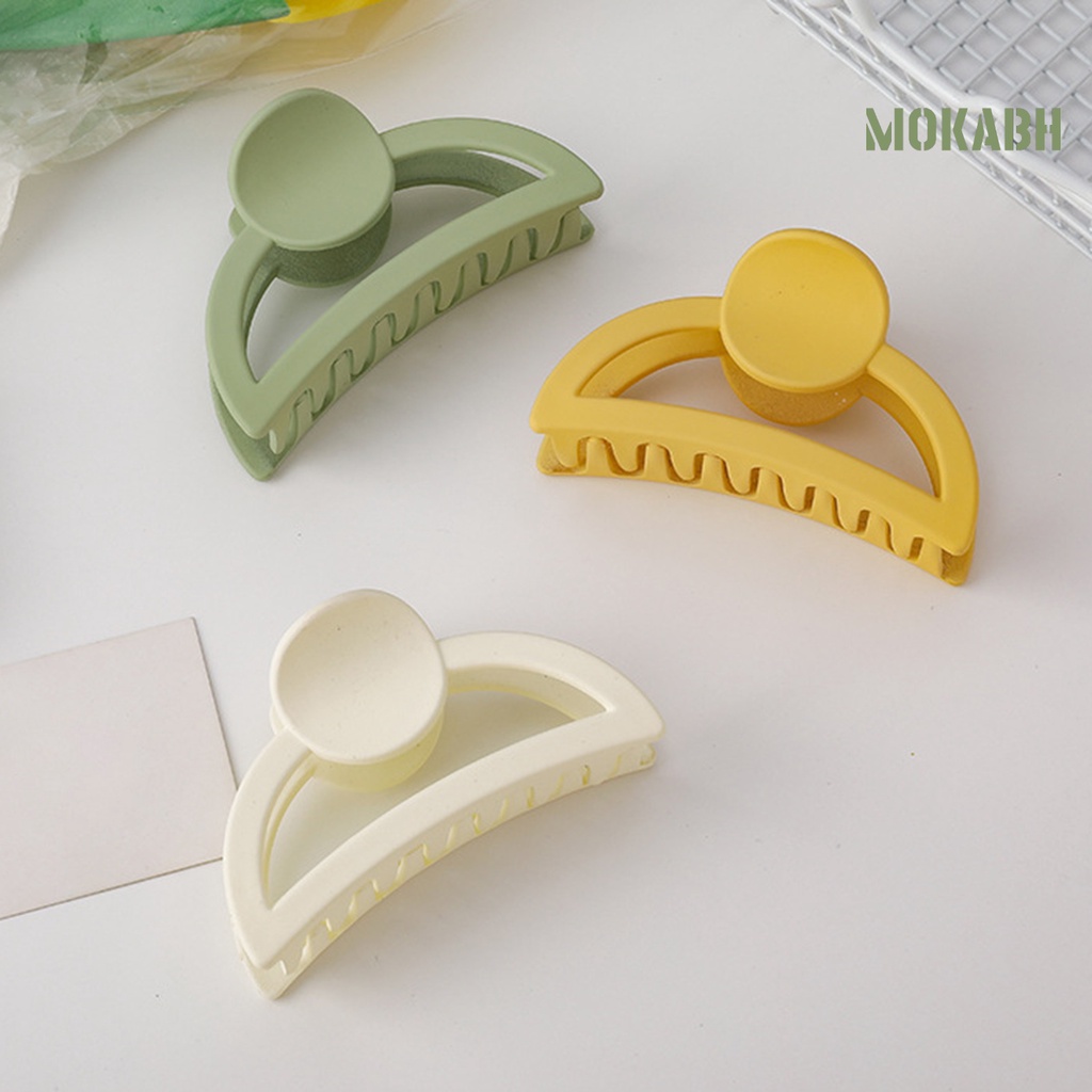 Kẹp Tóc Càng Cua Bằng Acrylic Màu Sắc Ngọt Ngào Thời Trang