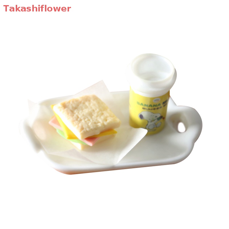 Mô Hình Bữa Sáng Thức Ăn Trang Trí Nhà Búp Bê