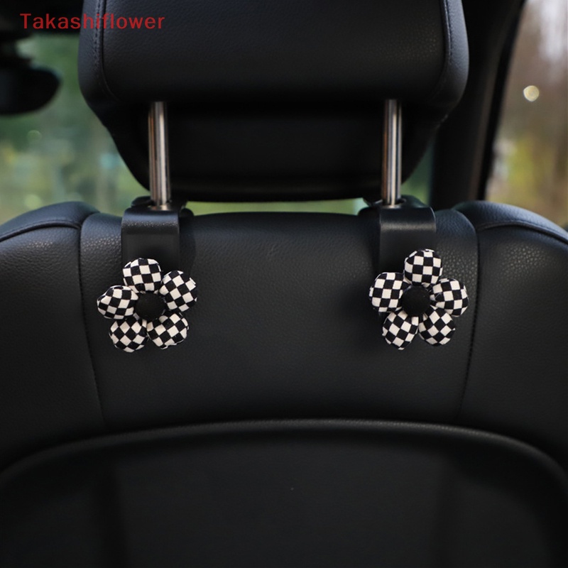 (Takashiflower) Móc Treo Đồ Hình Nơ Hoa Hướng Dương Dễ Thương Thông Dụng Gắn Sau Ghế Xe Hơi