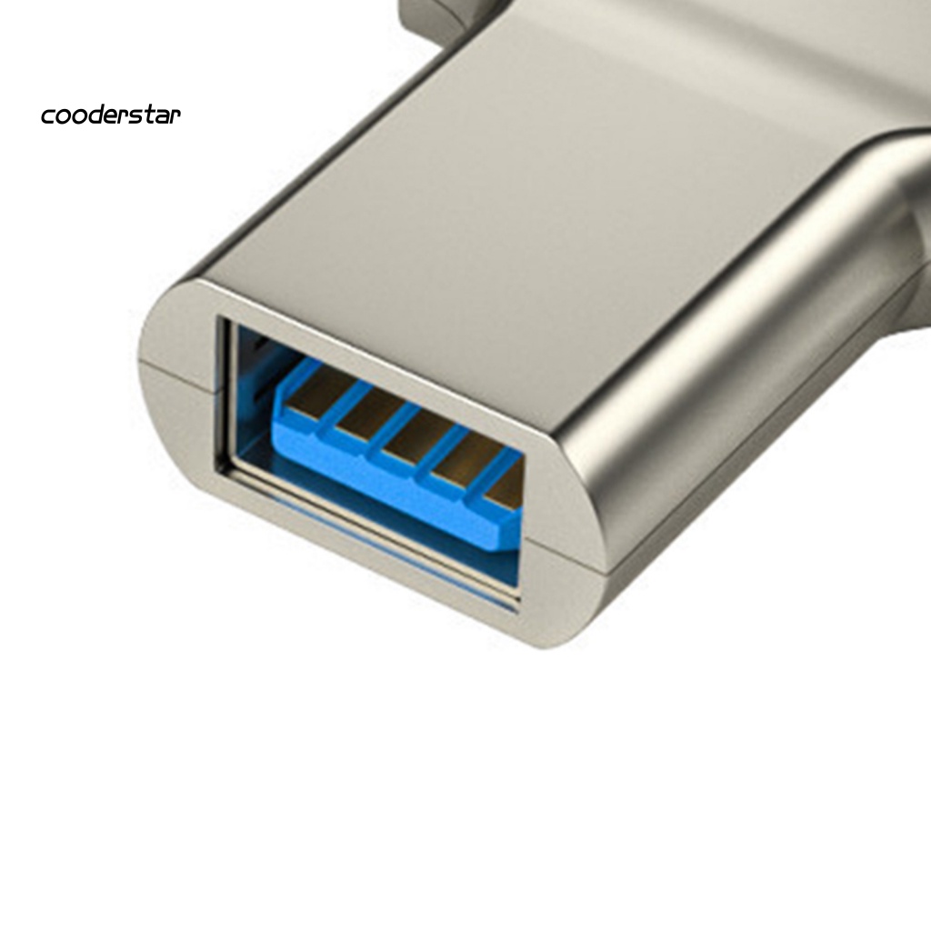 Bộ Chuyển Đổi OTG USB-A Sang Type C / USB3.0 / 8-PIN 3 Cổng Tốc Độ Cao