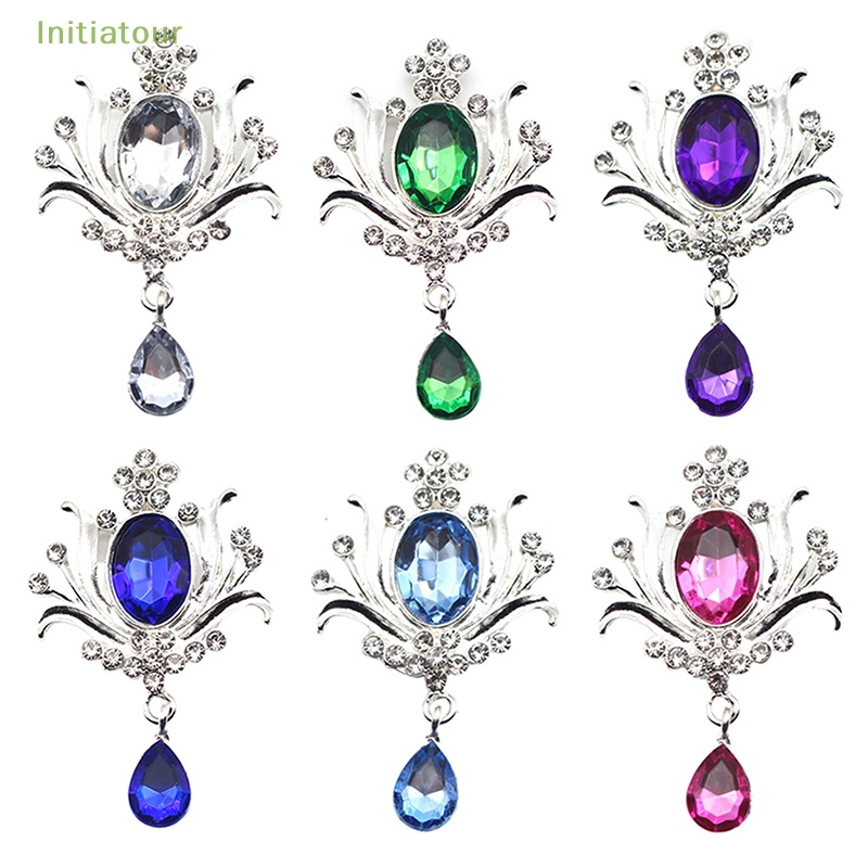 Ghim Cài Áo Hình Thẻ Đính Đá Pha Lê Sang Trọng DIY