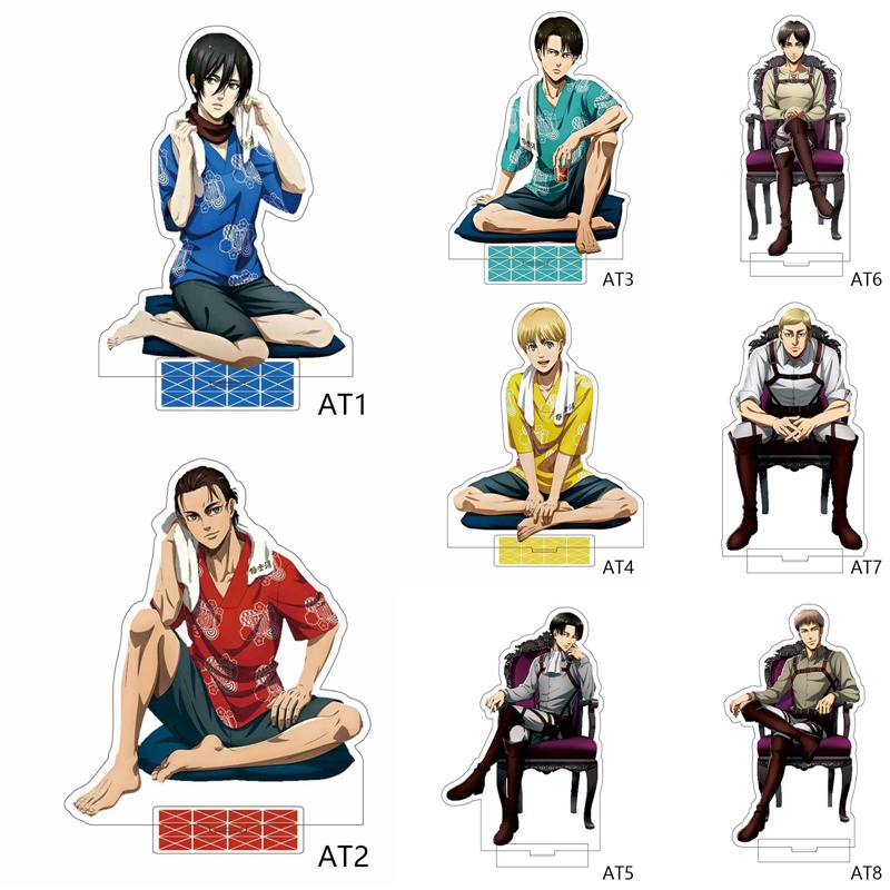 Mô Hình Nhân Vật Shingeki No Kyojin Trong Attack On Titan Đứng Được Để Bàn Trang Trí