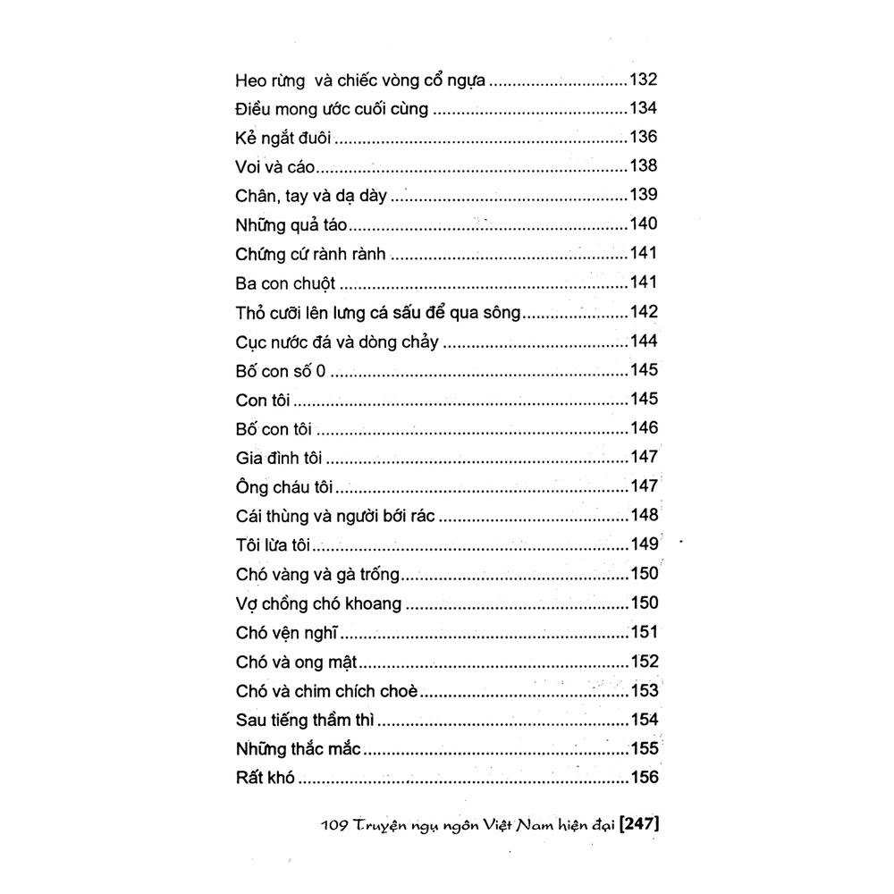 Sách 109 Truyện Ngụ Ngôn Việt Nam Hiện Đại