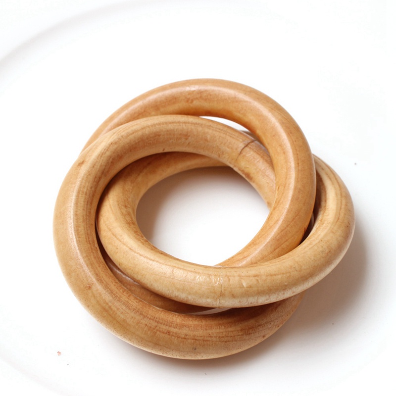 4 chiếc Nhẫn khăn ăn bằng gỗ , Vòng tròn gỗ cho Macrame Khóa khăn ăn , Giá đỡ nhẫn khăn ăn cho trang trại , Đám cưới , Trang trí bàn