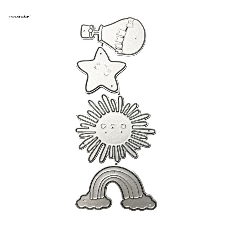 ✿ Khuôn Cắt Giấy Kim Loại Hình Hoa Hướng Dương Trang Trí Thẻ Scrapbook