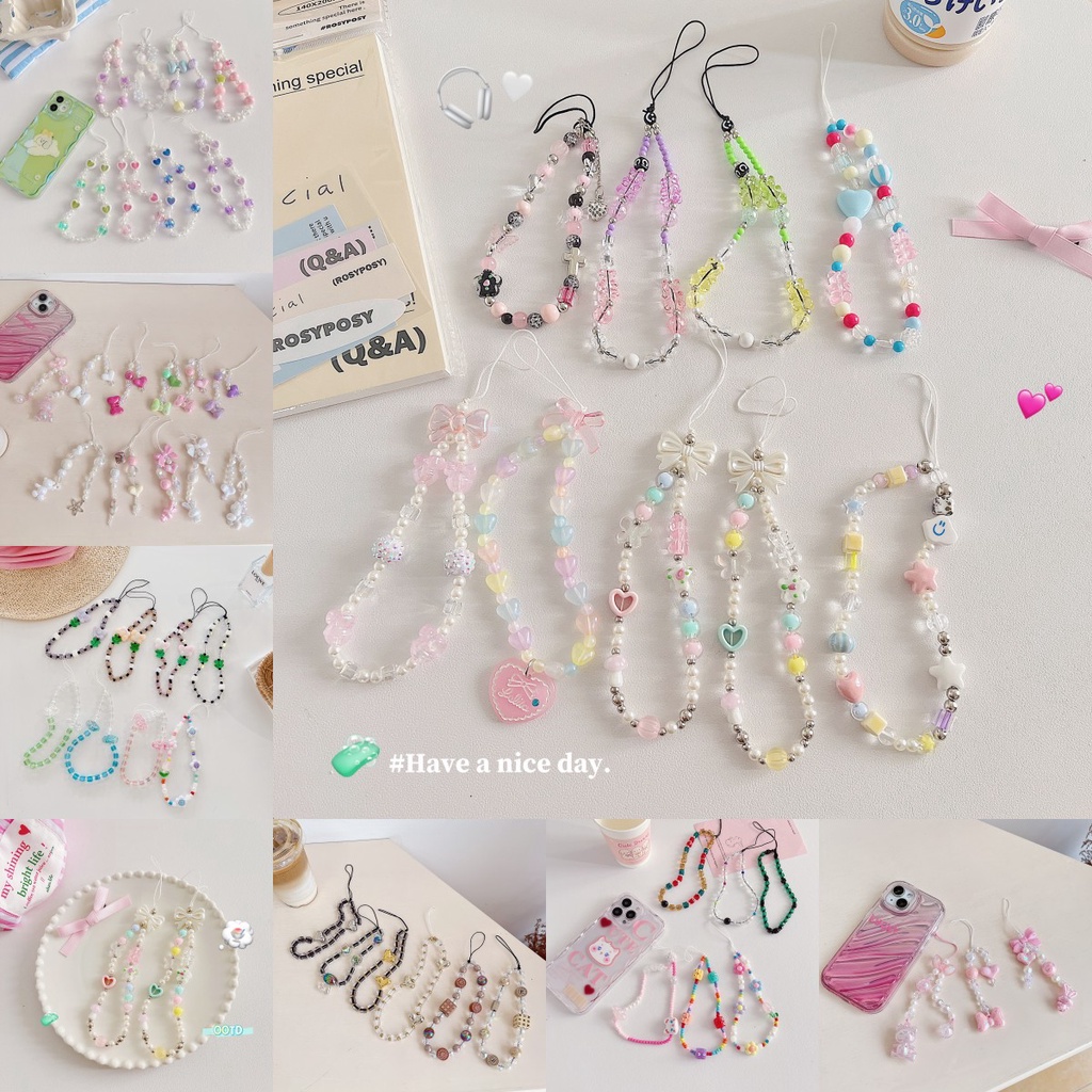 Phụ Kiện Dây Treo Túi Xách / Điện Thoại Bằng acrylic Dễ Thương DIY