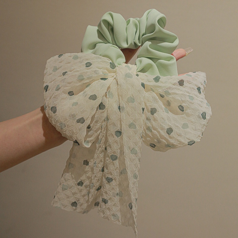 Dây Buộc Tóc Cao Su Đính Nơ Mẫu Mới 2023 Thời Trang Xuân Hè Cho Nữ