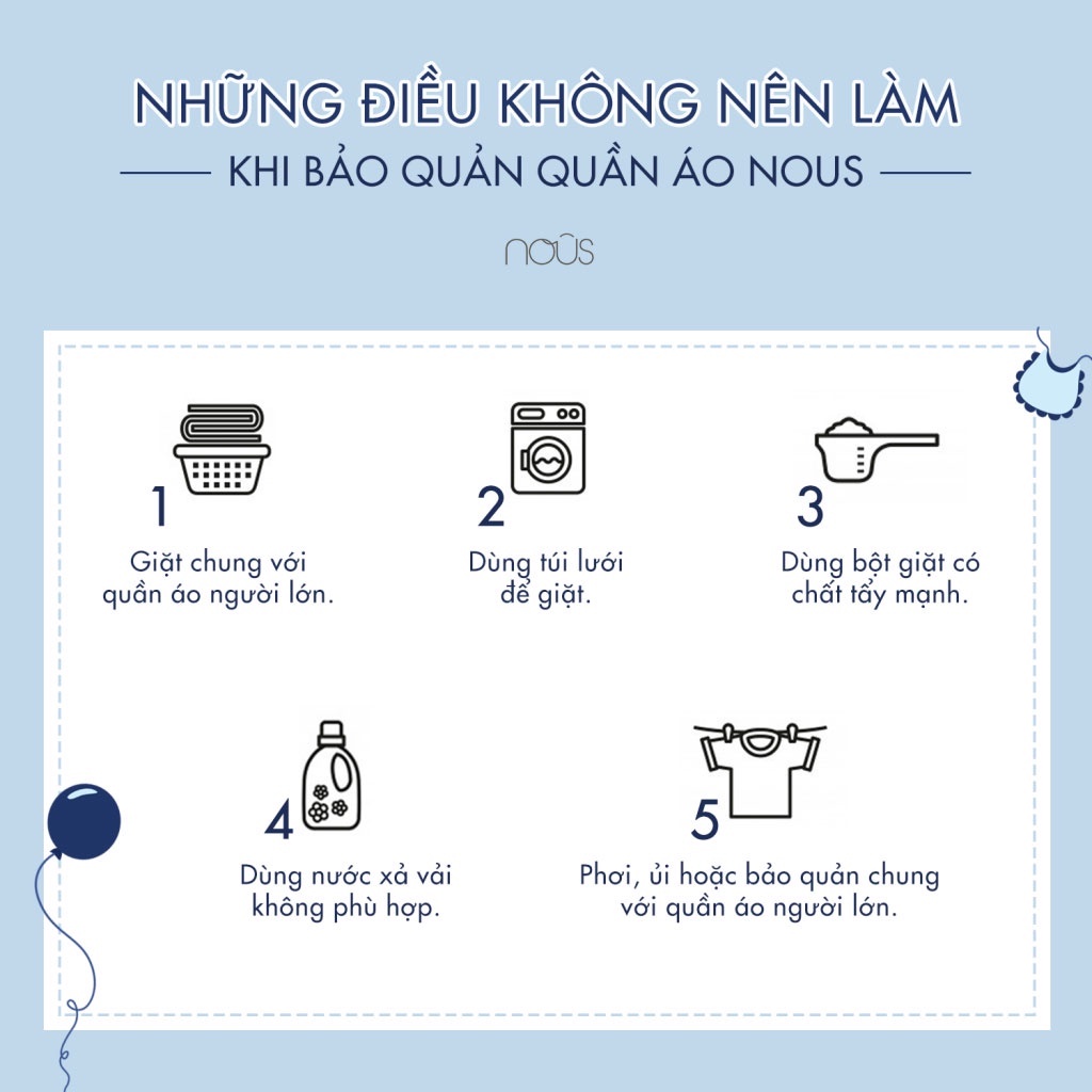 Nous - Bộ cài thẳng dài Nu air màu xanh bơ cho bé sơ sinh - Nu Air - NB