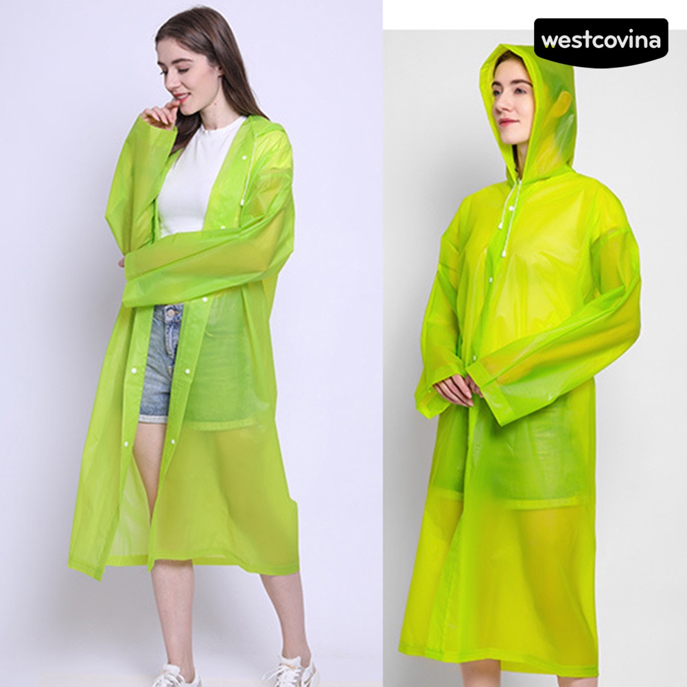 [COD]☁Áo Mưa Dày Dáng Dài Có Mũ Trùm Dùng Một Lần Chống Nước Dày Dặn Cho Unisex