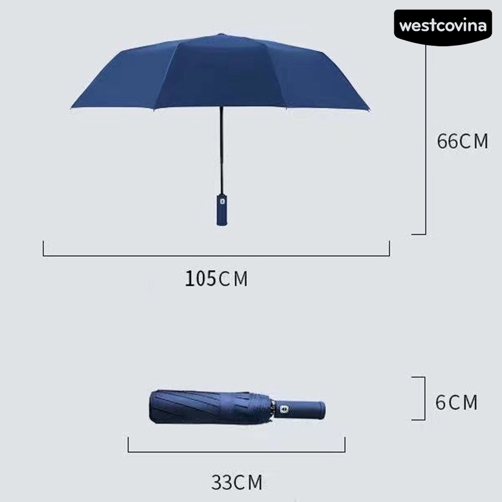 [COD]☁Dù Gấp Tự Động 10 Xương Dày Dặn Phủ Toàn Diện Tiện Dụng Cho Leo Núi / Cắm Trại