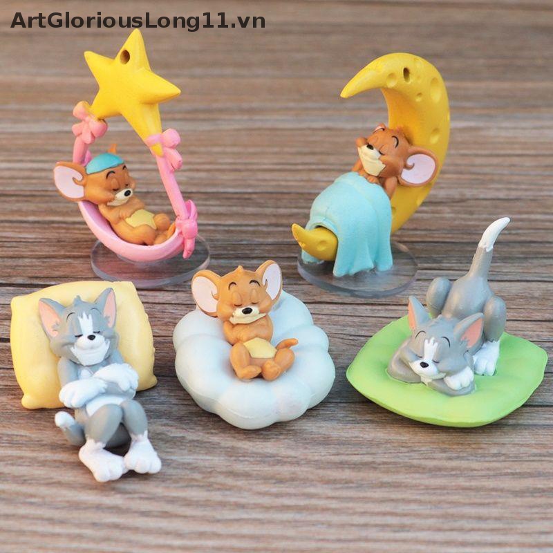 Mô Hình Mèo Và Chuột Trang Trí Nội Thất Xe Hơi