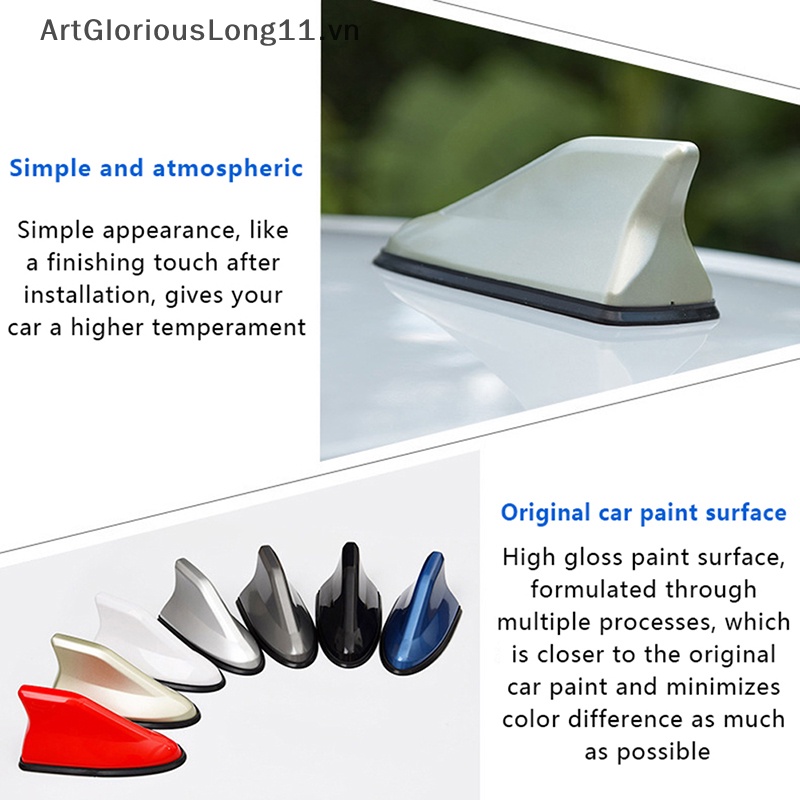 1 Ăng Ten Vây Cá Mập Gắn Nóc Xe Hơi Chuyên Dụng