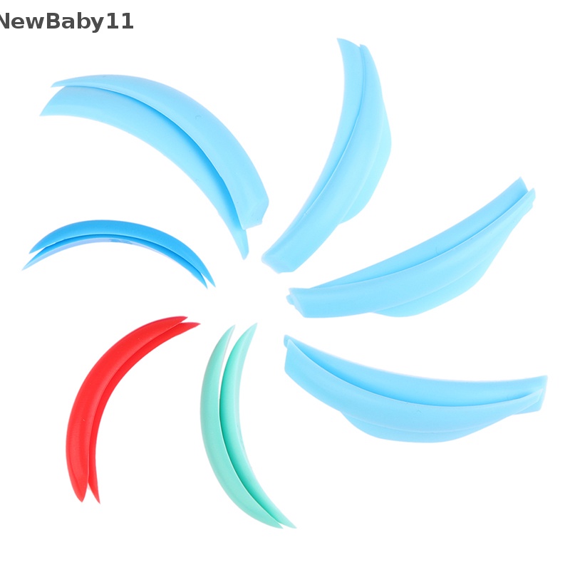 Bộ 3 / 4 / 7 Cặp Đệm Silicone Uốn Cong Lông Mi Có Thể Tái Sử Dụng