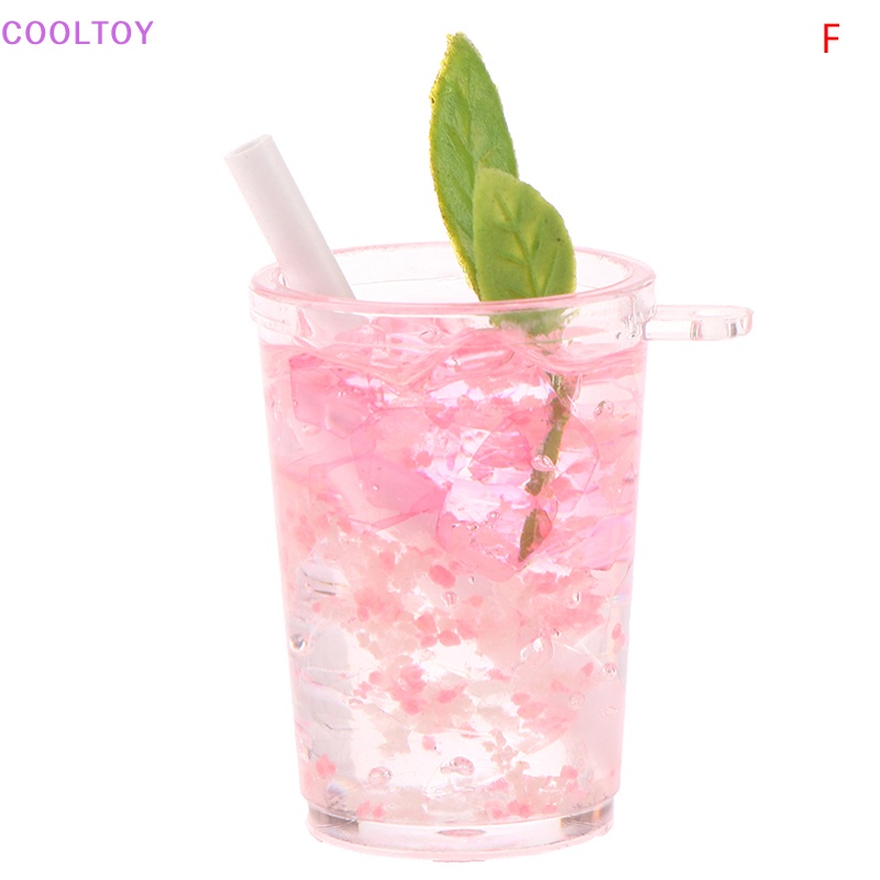 Cooltoy 1 Đồ trang trí Ly Nước Đá Mini Hai Màu Dạ Quang Dùng Trang Trí Tiểu Cảnh / Nhà Búp Bê