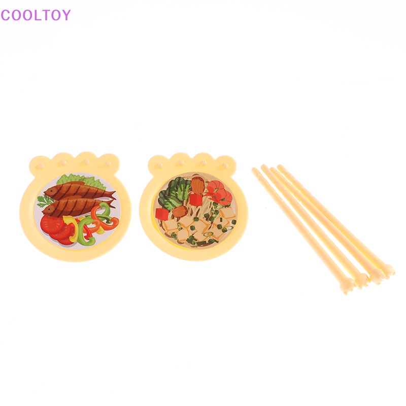 Set 10 Mô Hình Cơm Nắm Đất Sét Tỷ Lệ 1 / 6 Trang Trí Nhà Búp Bê