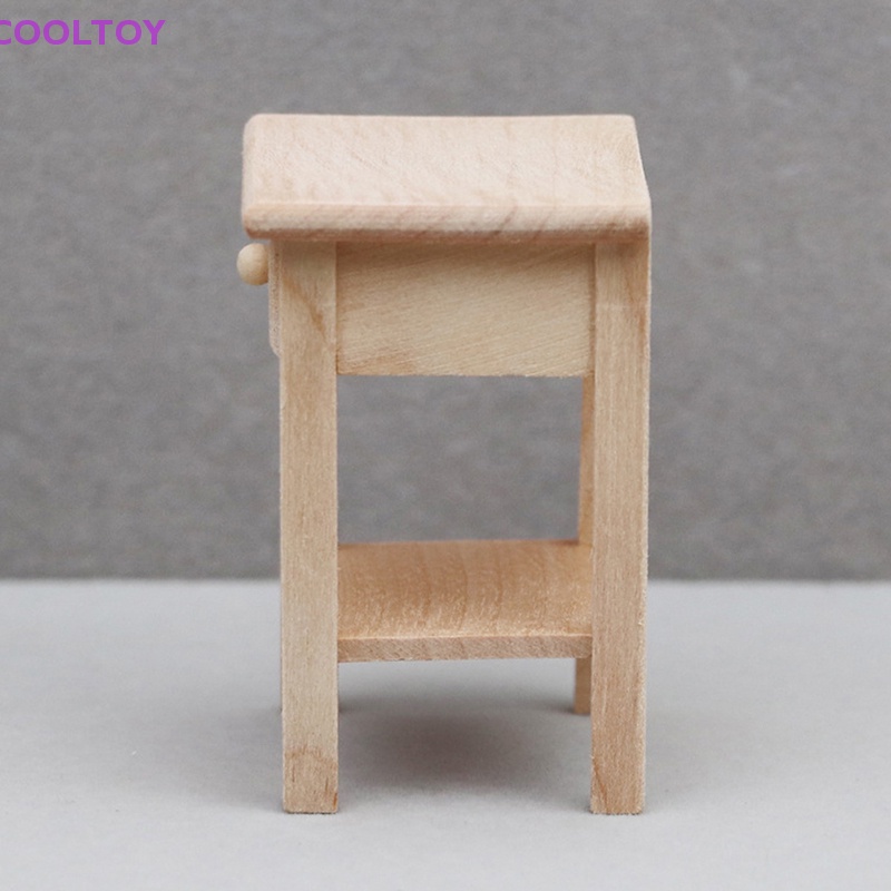 Cooltoy Mô Hình Nội Thất Phòng Khách / Giường Ngủ Thủ Công Màu Trơn Mini Tỉ Lệ 1 / 12 Trang Trí Nhà Búp