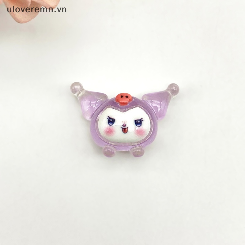 Bộ 2 Đồ trang trí Búp Bê Sanrio Dạ Quang Dùng Trang Trí Tiểu Cảnh