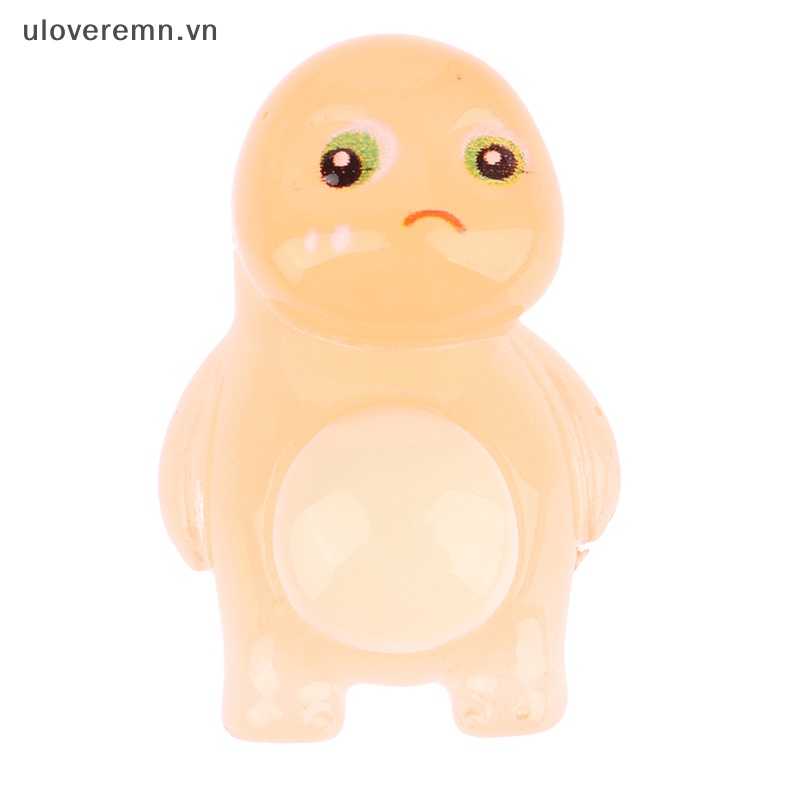 Set 10 Phụ Kiện Kẹp Tóc Điện Thoại Họa Tiết Hoạt Hình Anime Màu Dạ Quang Diy