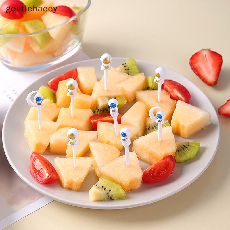 Nĩa Ăn Trái Cây Tráng Miệng Hình Động Vật Hoạt Hình Mini Cho Trẻ Em